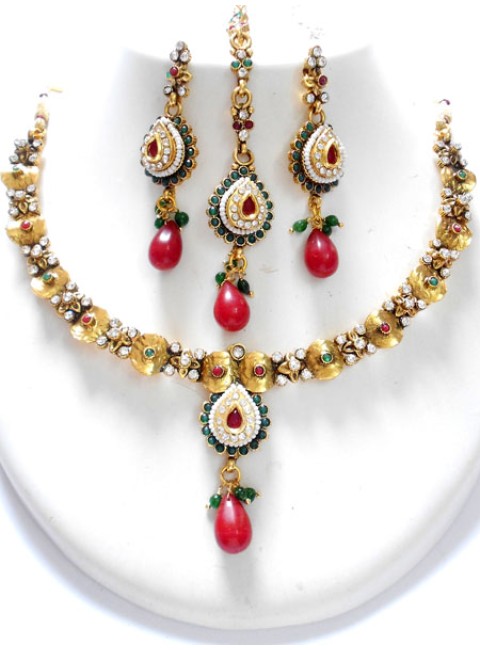 Polki Necklace Set